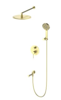 Душевой комплект Wonzon & Woghand Stick WW-88939017-BG брашированное золото